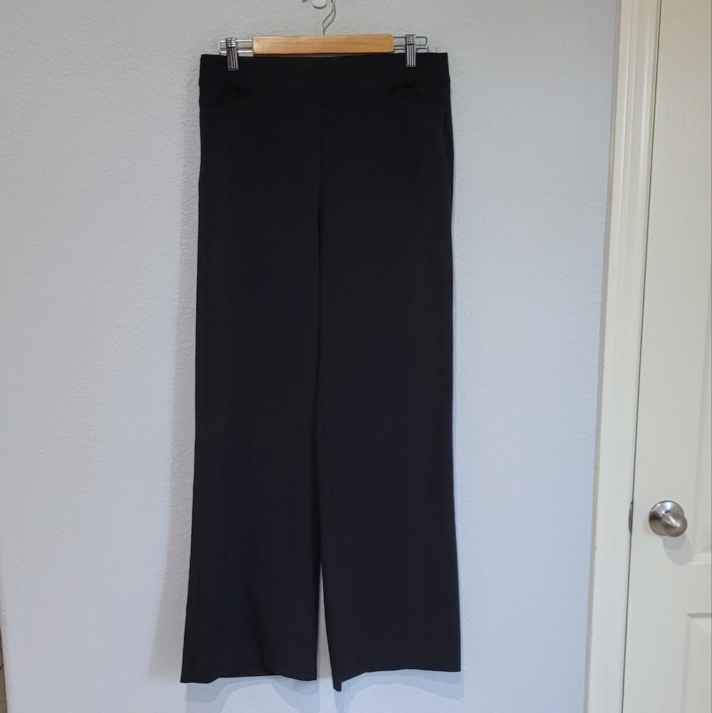 Wide leg stretchy waist trouser, tall